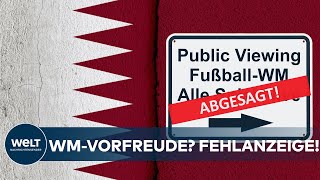 KEIN BOCK AUF WM Vorfreude auf FußballWeltmeisterschaft in Katar hält sich in Grenzen [upl. by Karsten35]