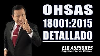 🔴SEGURIDAD Y SALUD OCUPACIONAL OHSAS 18001 LEY 29783🔴 Interpretación por Bertrand Reto ELG ASESORES [upl. by Yreved]