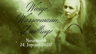 💫WAAGE WASSERMANN ZWILLINGE  💌Neumond 24 Januar 2020 quotLuftzeichenquot [upl. by Toille]