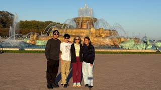 Family Day Trip to Chicago Giordano’s deep dish pizza Grant Park and Navy Pier [upl. by Hsot716]