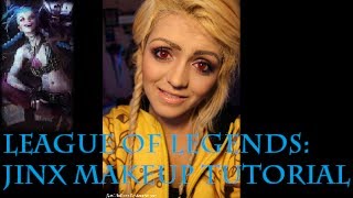 League of Legends Jinx Makeup Tutorial [upl. by Denney636]