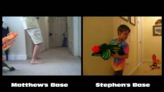 Awesome Nerf War Filmed with Two Cameras Never Done Before [upl. by Drauode]