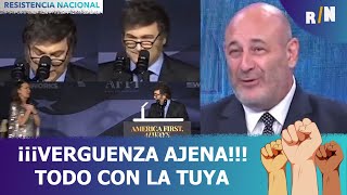 CÚNEO FILTRÓ EL GASTO MILLONARIO DE MILEI DURANTE SU DISCURSO EN EEUU “COMPRÓ 12 MINUTOS” [upl. by Thin]