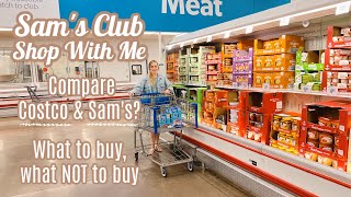 SAMS CLUB SHOP WITH ME HAUL  BUDGET MEAL PREP  FOOD STORAGE PANTRY TOUR LARGE FAMILY MEALS [upl. by Campman]