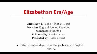 Elizabethan Age Part1  বাংলা লেকচার  Jacobean era  Golden Age in History of English literature [upl. by Markus]