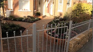 Front Garden with Curved Paths and Circular Beds [upl. by Aihsenrad316]