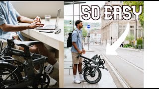 Eovolt Afternoon Pro Folding Electric Bike  Unfolding amp Going Is a Breeze [upl. by Andria]