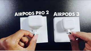 AirPods Pro 2 vs AirPods 3 [upl. by Yrneh]