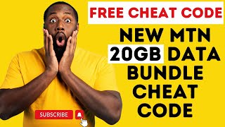 MTN 20GB Data Bundle New Secret Cheat Code mtn mtnghana mtnzonebundle freeinternet freedata [upl. by Ela400]