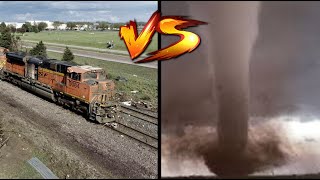 That time a BNSF train was hit by a tornado  History in the Dark [upl. by Ennayehc]