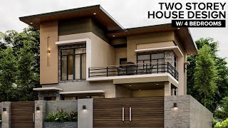 Two Storey with 4 Bedroom House [upl. by Ayouqat231]