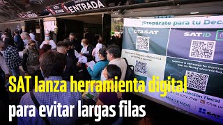 SAT lanza nueva herramienta par evitar largas filas [upl. by Rozek]