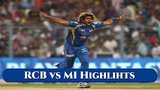 MI VS RCB FULL HIGHLIGHTS IPL 2019 MATCH 31 [upl. by Ennahgem552]