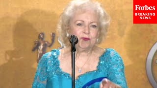 Betty White Flashback Legendary Actress Receives Screen Actors Guild Life Achievement Award [upl. by Fleischer]