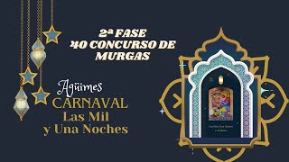 SEGUNDA FASE CONCURSO DE MURGAS CARNAVAL DE AGÜIMES 2024 [upl. by Laemaj]