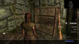 Skyrim Lets Play 004  female Argonian w face cam [upl. by Orimisac]