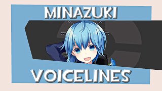 All Minazuki Voicelines Kancolle [upl. by Kakalina223]