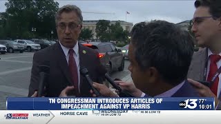 Tennessee congressman introduces articles of impeachment against Vice President Harris [upl. by Firehs]