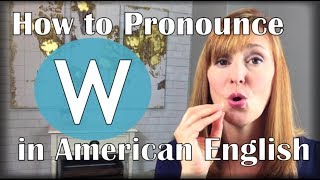 The W Sound vs The V Sound  American Accent Training [upl. by Selrhc]