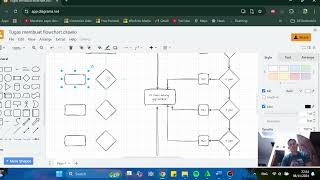 Membuat Flowchart Komponen gaji karyawan [upl. by Saenihp345]