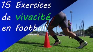 15 Exercices de vivacité en football [upl. by Caputto]