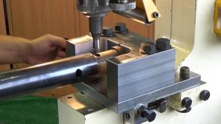 Mandrel Punch  Geka 55A Ironworker [upl. by Larrisa]