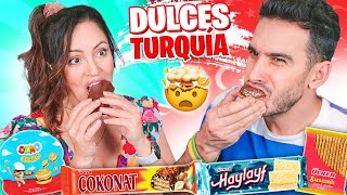 COMO SON LOS DULCES DE TURQUÍA  😱 PROBANDO DULCES TURCOS 🔥 Sandra Cires Play ft Harold Artist Play [upl. by Viguerie]