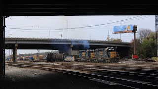 HD SD402s Switching ACCA I031 L245 and more at CSX ACCA Yard in Richmond VA 32624 [upl. by Korella224]