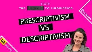 Link to Linguistics Episode 1  Prescriptivism vs Descriptivism [upl. by Hillegass]