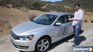 2013 Volkswagen Passat TDI Test Drive amp Turbo Diesel Car Video Review [upl. by Agnot]