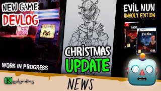 GLITCHMARE WORK in PROGRESS 🧿 CHRISTMAS UPDATE 🎄 EVIL NUN UNHOLY EDITION 🔨🎮 NEWS [upl. by Dhumma]