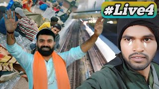 fatehpur relway station mein hu । youtube wale baba se milne aaye aur kya ho 😭 Live4 [upl. by Elimac]