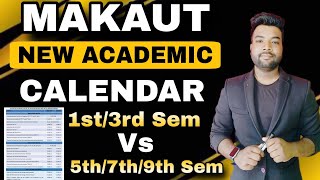 MAKAUT New Academic Calendar 202425 For ODD amp EVEN Semester  Big Changes [upl. by Derr]