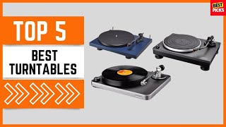 The 5 Best Turntables of 2023 Record Players [upl. by Teak246]