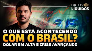 O que está acontecendo com o Brasil Dólar em alta e crise avançando [upl. by Aihseket270]