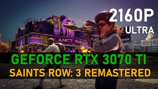 Saints Row The Third Remastered  RTX 3070  4K Ultra [upl. by Herminia]