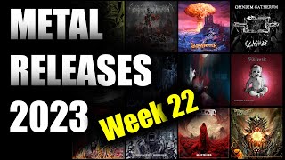 Metal amp Hard Rock releases 2023 – Week 22 29th May  4th June May 2023 [upl. by Teuton]