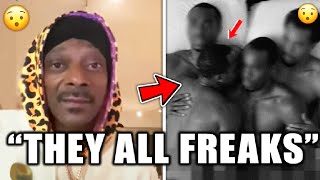 Snoop Dogg RATS ON Celebrities Who Support Diddy FreakOffs Kanye Beyonce JLO [upl. by Ysnil]