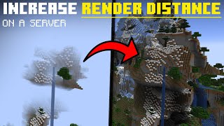 How To Increase Render Distance on a Minecraft Server [upl. by Anotal]