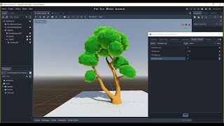 Creating Stylized Tree in Blender for Godot 40 with stylized shader [upl. by Singband]