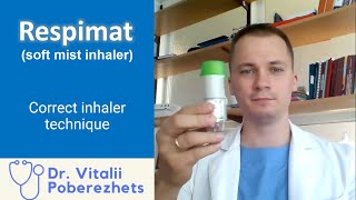 How to Use a Respimat soft mist inhaler [upl. by Ynohtnaleahcim]