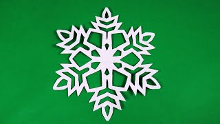 How to make a simple and beautiful snowflake with your own hands [upl. by Chema893]