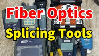 Fiber Optics Cable Splicing And Testing Tools  FOC Cable [upl. by Girvin776]