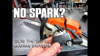 HOWTO Fix A Chainsaw With No Spark  Ignition Module Replacement [upl. by Socrates]