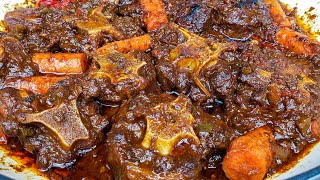 Extremely Delicious Oxtail Stew Recipe  Fall of Bone Oxtail Stew [upl. by Enad]