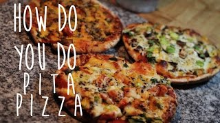 Easy To Make Homemade Pita Pizza Recipe How Do You Do [upl. by Eelaras]