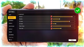 All Gun Headshot Sensitivity Setting After New OB46 Update  Free Fire Max Auto Headshot Sensitivity [upl. by Yevette985]
