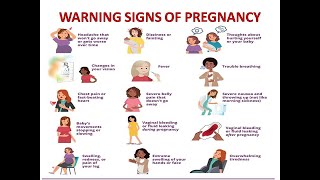 WARNING SIGNS OF PREGNANCY [upl. by Asseret825]