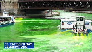 St Patricks Day events kick off in Chicago as partygoers get head start on celebrations [upl. by Schaffel]