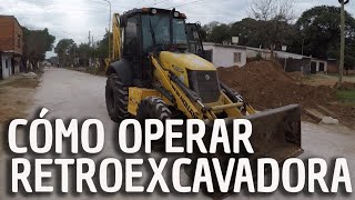 CON UNA RETROEXCAVADORA New Holland  Sebass Olivares [upl. by Wake]